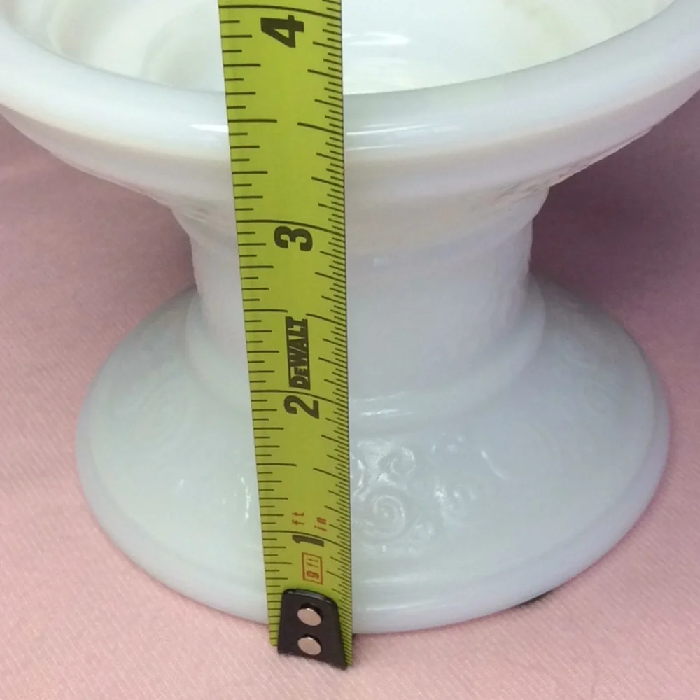 FINAL SALE PRICE Milk Glass/Glass Candle Accents for the Home - Picture 5 of 8